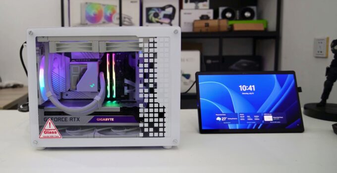 Jonsbo Z20 White M-ATX Compact PC Chassis: Aesthetic and Budget Gaming Build